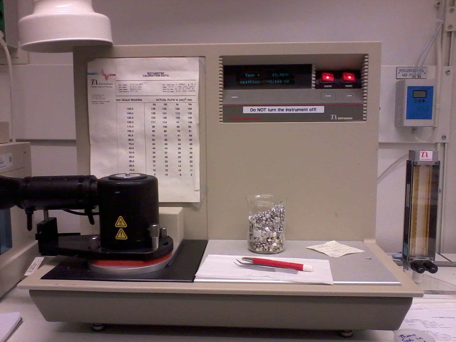 Picture of DSC Differential Scanning Calorimeter