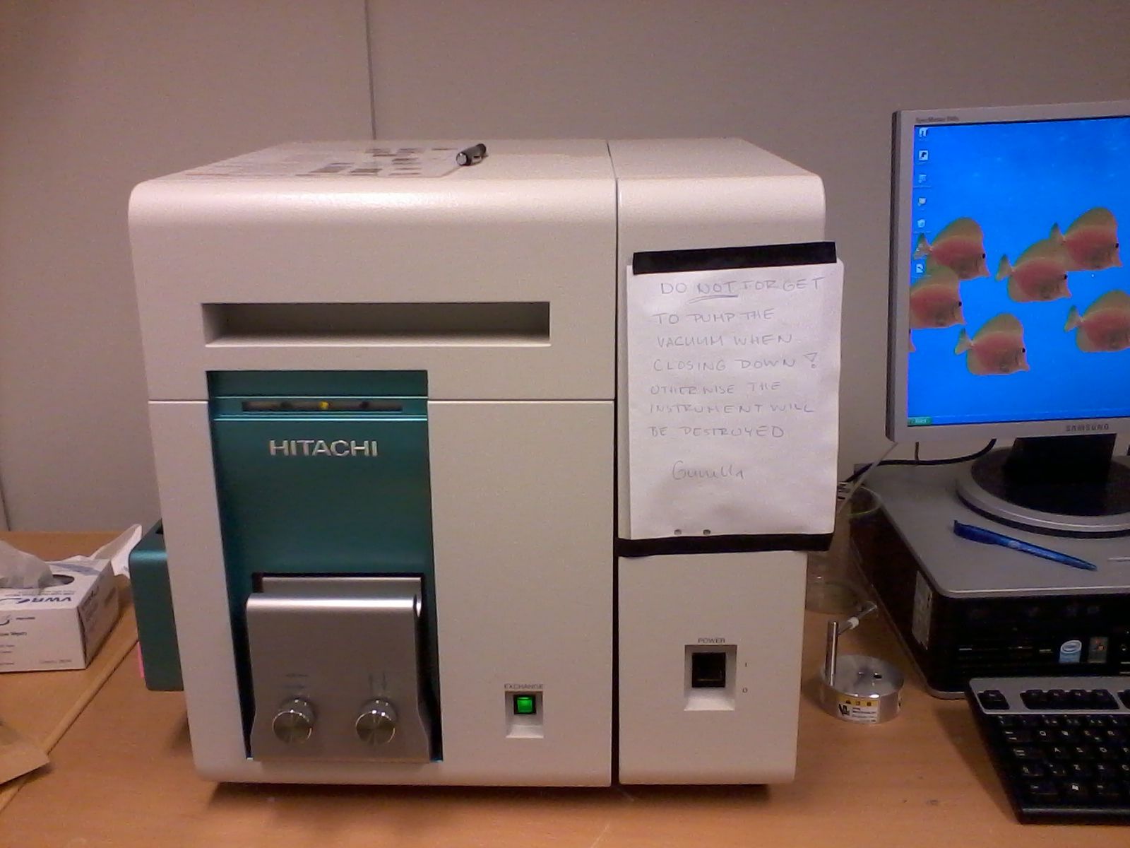 Picture of SEM Scanning Electrone Microscope